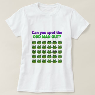 Camiseta Você consegue identificar o homem estranho da cami