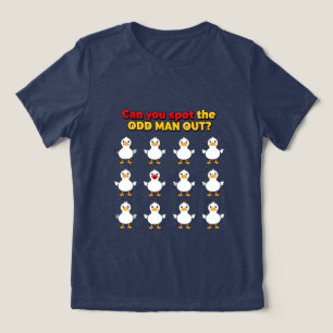 Camiseta Você consegue identificar o homem estranho engraça