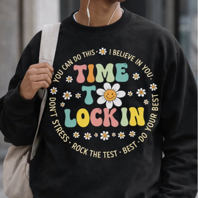 Camiseta Você Consegui Dia De Teste Estado Tempo De Testes  (exam day encouragement for students
funny study motivation quote design
teacher motivational message)