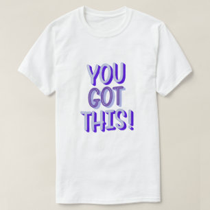 Camiseta Você Conseguiu Isto Design de Tipografia Motivacio