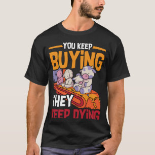 Camiseta Você Continua Comprando Direitos Animais Adora Veg