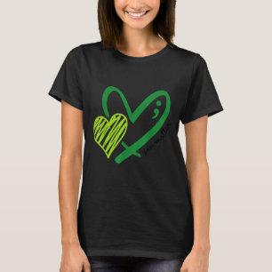 Camiseta Você Coração Verde Ponto e Vírgula Conscientização