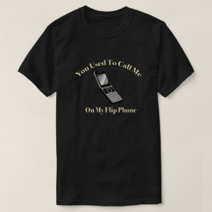 Camiseta Você Costumava Me Ligar No Meu Celular Flip 90s &