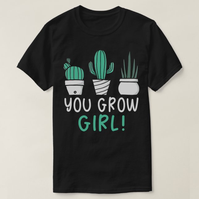 Camiseta Você Cresce Garota (Frente do Design)