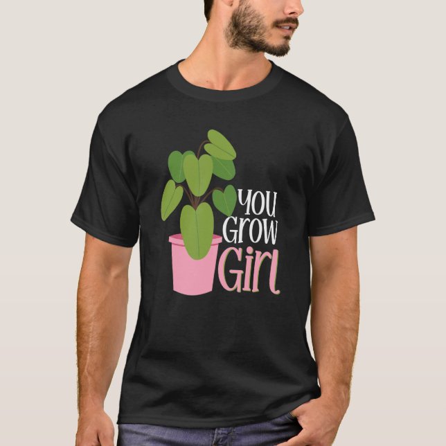 Camiseta Você Cresce Garota (Frente)