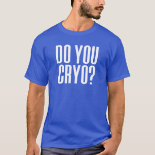 Camiseta Você Criptografa? Terapêutica Fria Com Ice Bath Cr