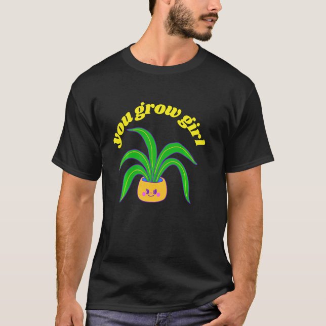 Camiseta Você cultiva uma planta engraçada (Frente)