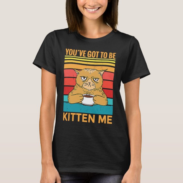 Camiseta Você Deve Estar Brincando Comigo  Eu  Gato (Frente)