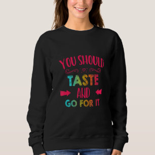 Camiseta Você Deve Provar E Biscoito De Sobremesa Humor Sar