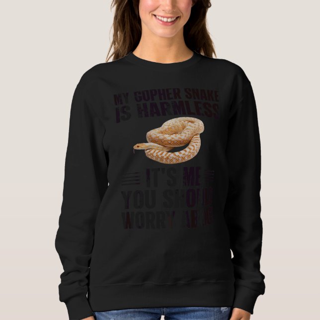 Camiseta Você Deveria Se Preocupar Com Gopher Cobra (Frente)