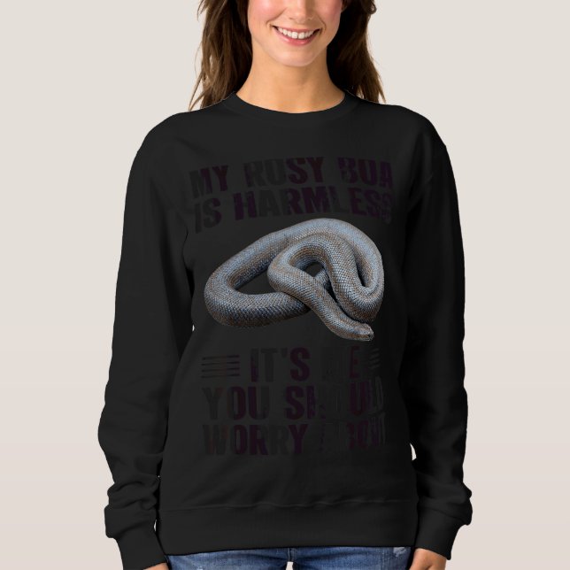 Camiseta Você Deveria Se Preocupar Com Rosy Boa Cobra (Frente)