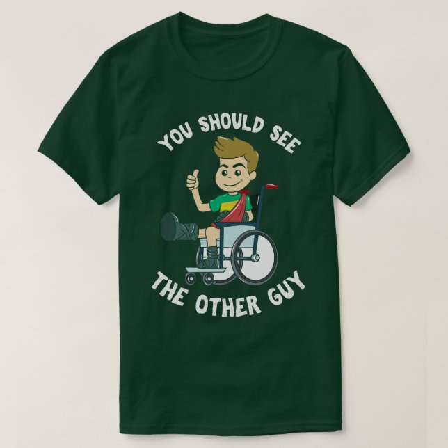 Camiseta Você Deveria Ver A Outra Cara (Frente do Design)