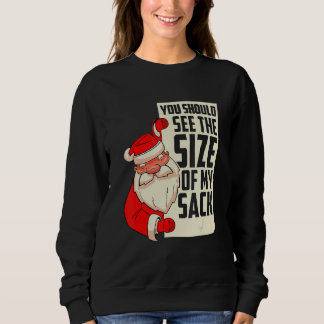 Camiseta Você deveria ver o tamanho do meu saco de Natal