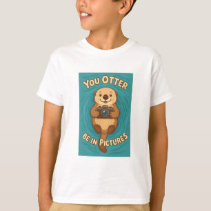 Camiseta Você Devia Estar nas Fotos – Lontra Marinha Amante