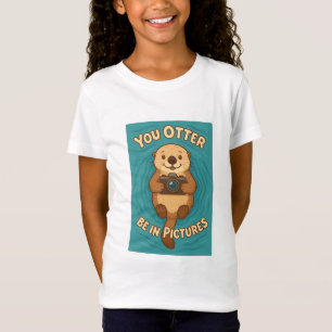 Camiseta Você Devia Estar nas Fotos – Lontra Marinha Amante