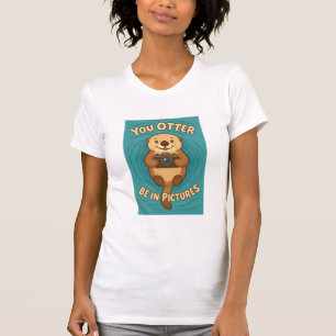 Camiseta Você Devia Estar nas Fotos – Lontra Marinha Amante