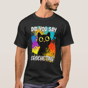 Camiseta Você Disse Amigurumi de Gato Preto