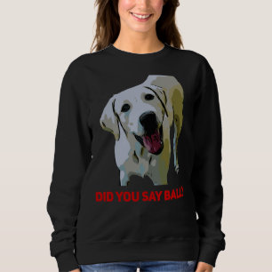 Camiseta Você Disse Ball Yellow Labrador Retriever