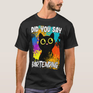 Camiseta Você Disse Barman Black Cat