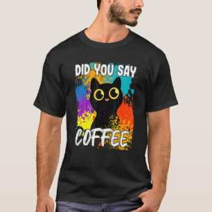 Camiseta Você Disse Café Gato Preto