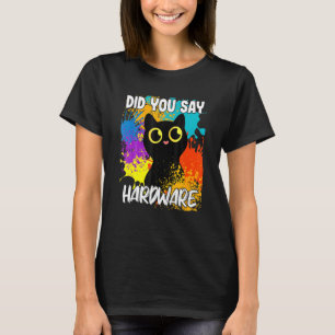 Camiseta Você Disse Hardware Gato Preto
