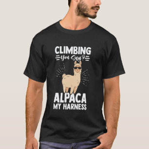Camiseta Você Diz Alpaca Minha Corda de Escalada Caminhada