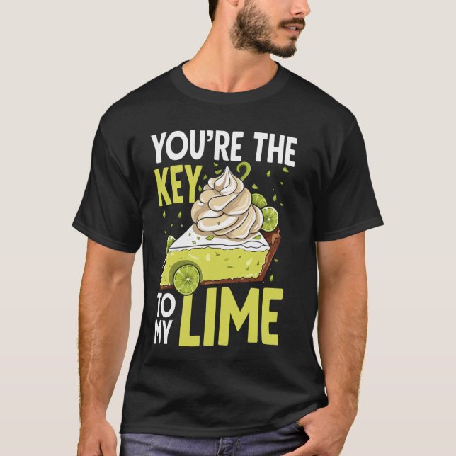 Camiseta Você é a Chave da Minha Torta de Limão Key Lime (Frente)
