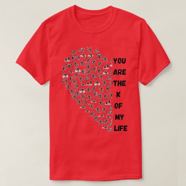 Camiseta você é a constante da minha vida 6 (Frente do Design)
