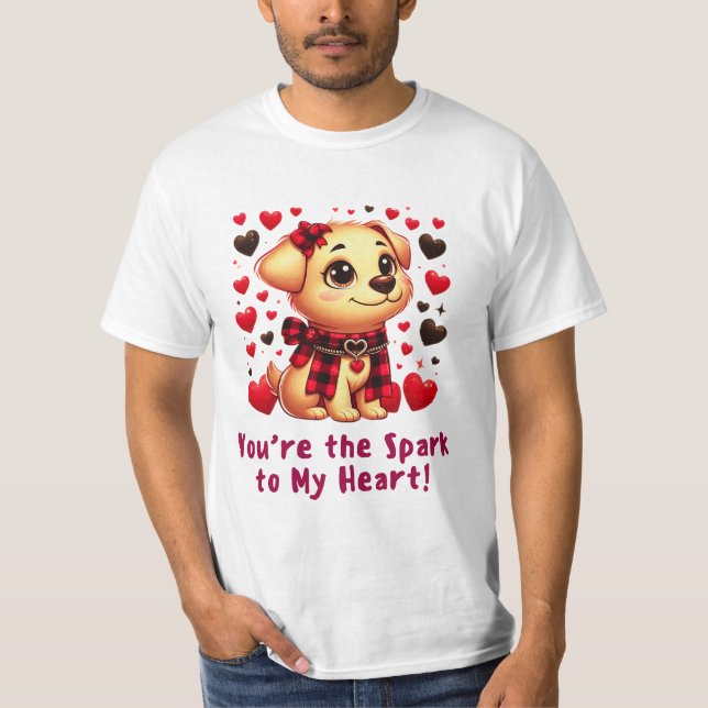 Camiseta Você é a faísca do meu coração (Frente)