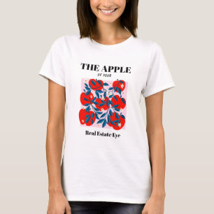 Camiseta Você é a Maçã do Meu Olho de Imóveis Engraçado Cor