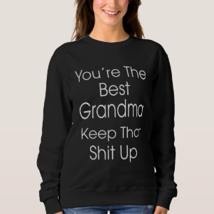 Camiseta Você é a melhor vovó a manter a gráfia do humor