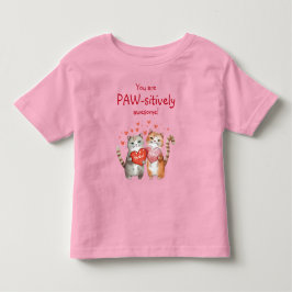 Camiseta Você é absolutamente Incrível Gato Vermelho e Rosa