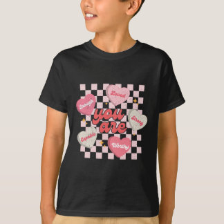 Camiseta Você É Amado Digno O Suficiente Coração De Doce Pr