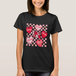 Camiseta Você É Amado Digno O Suficiente Coração De Doce Pr
