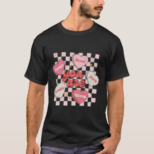 Camiseta Você É Amado Digno O Suficiente Coração De Doce Pr