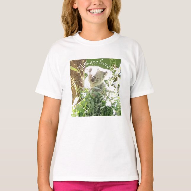 Camiseta Você é amado, Koala (Frente)