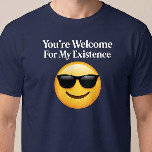 Camiseta Você é bem-vindo pela minha existência