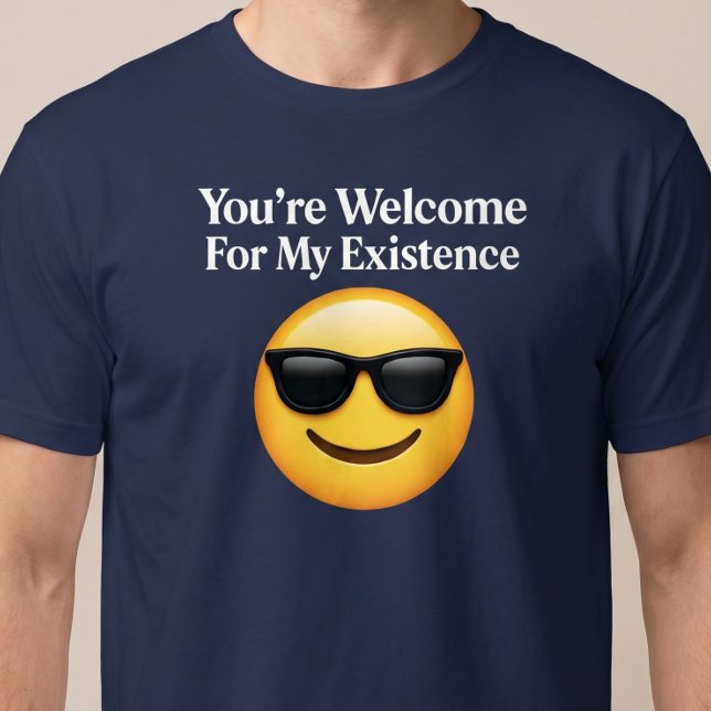 Camiseta Você é Bem-vindo Pela Minha Existência (Criador carregado)