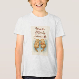 Camiseta Você é completamente adorável - Fotas de Aquarela