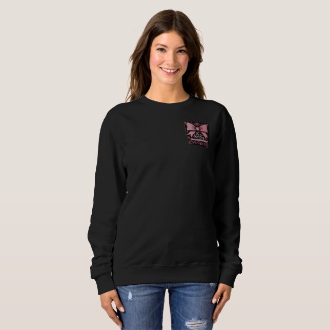 Camiseta Você é digno, Proverbs, com um arco rosa (Frente Completa)