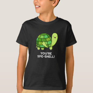 Camiseta Você é Engraçado Engraçado Tortoise Pun Escuro BG