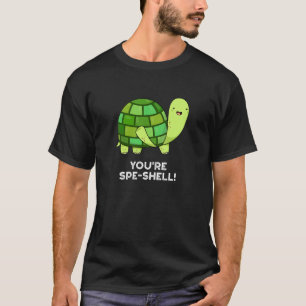 Camiseta Você é Engraçado Engraçado Tortoise Pun Escuro BG