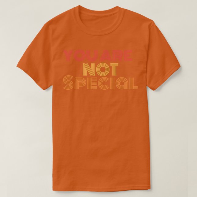 Camiseta Você é especial (Frente do Design)