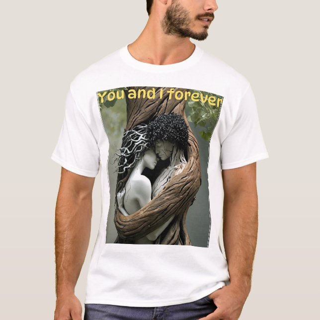 Camiseta Você e eu para sempre (Frente)
