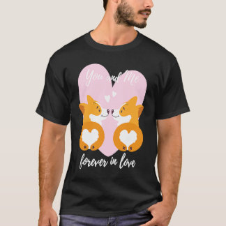 Camiseta Você e Eu Para Sempre Apaixonados Casal do Dia dos