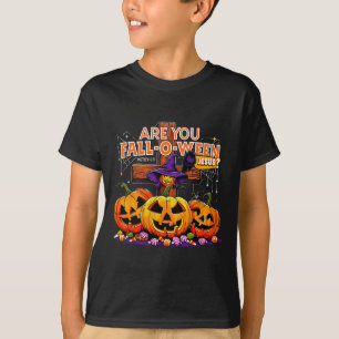 Camiseta Você é Fall-o-ween Jesus Abóbora Divertida _2