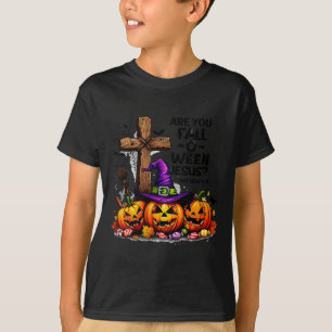 Camiseta Você é Fall-o-ween Jesus Abóbora Engraçada _1