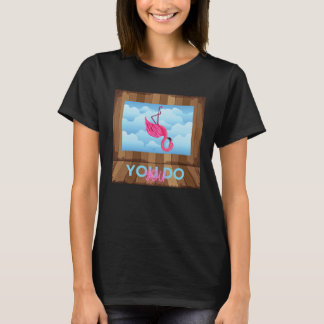 Camiseta Você é Flamingo de cabeça para baixo