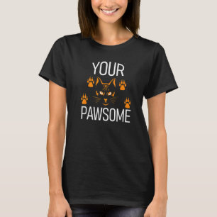 Camiseta Você é Gato Incrível Trocadilho Gato Mãe Gatinho P