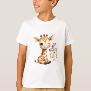 Camiseta Você É Girafa Fofa Doce Arte